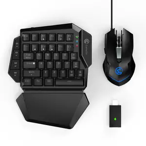 2.4GHz Wireless Mechanical Keyboard and Mouse Combo For PS4/Xbox One/PS3/Switch/PC Consoles