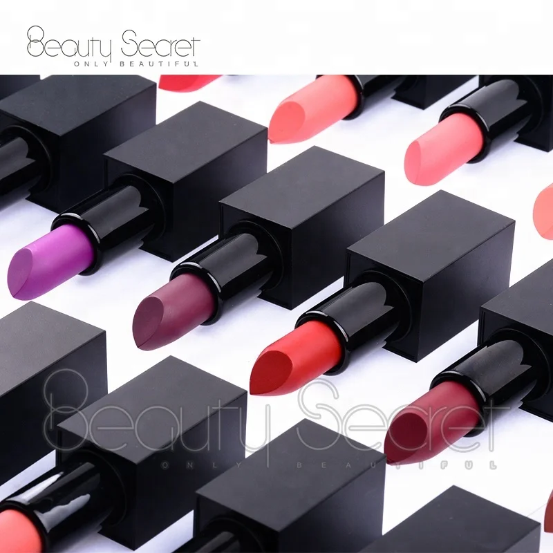

Custom vegan long lasting 21 colors matte create your own private label waterproof lipstick, Multi-colored