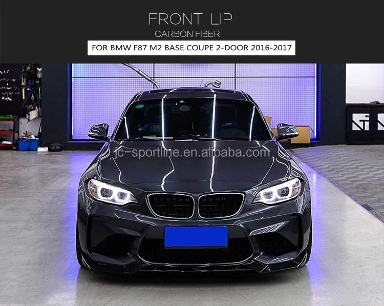 For BMW 2Series F87 M2 Coupe 16-17 Carbon Fiber Rear Bumper Diffuser Lip Spoiler