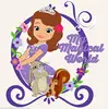 Magical World Cartoon Princess and Animals Plastisol Heat Transfer Sticker