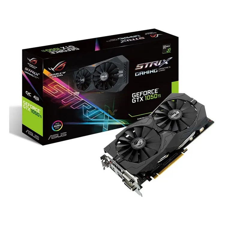 

ASUS ROG STRIX GTX1050TI O4G GAMING Graphics Card GDDR5 7008 MHz Video Card