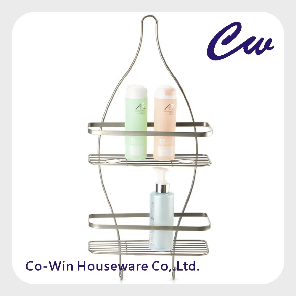 
Bathroom Shower Caddy for Tall Shampoo and Conditioner Bottles, Bronze 