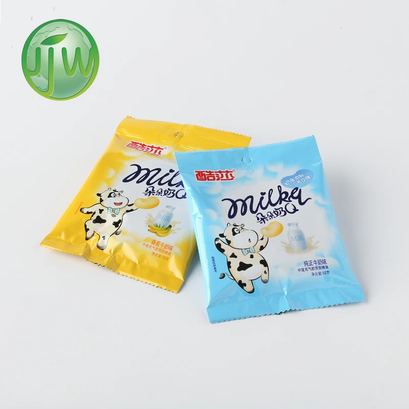 
Individually packed soft milk candy 