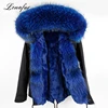 Winter Best Warm Removable Rabbit Fur Lined Parka