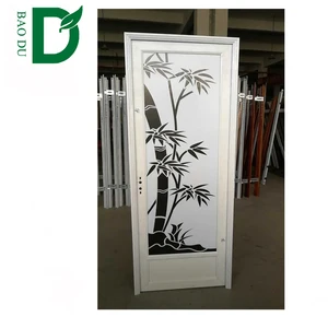 Designer Half Glass Wooden Door For Kitchen Wholesale Door
