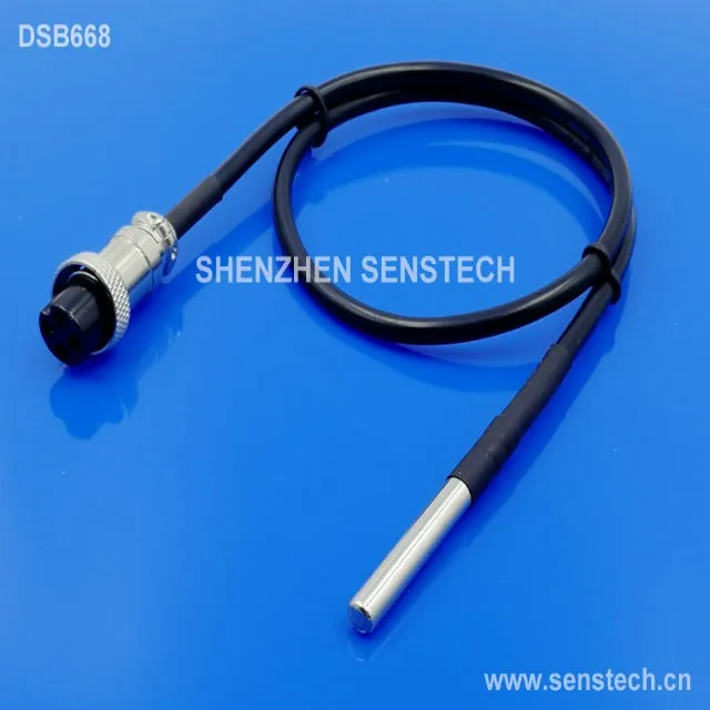 Common Shape Waterproof 18b20 Digital Temperature Sensor With Rj45