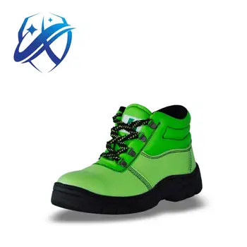 South America green colour safety shoes 