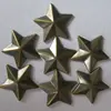 Wholesale new style five star shape hot fix copper studs for jean jacket