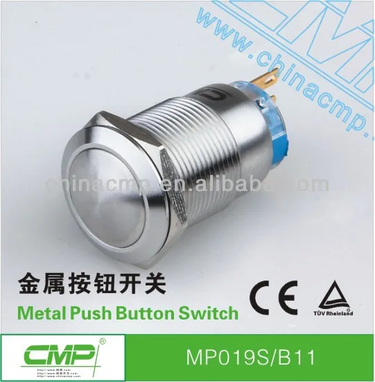 Cmp19ミリメートルの金属ピン端子抗- バンダルnonc押しボタンスイッチ-押しボタンスイッチ問屋・仕入れ・卸・卸売り