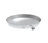 Large aluminum water heater drain quick pan