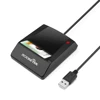 Rocketek high quality portable EMV DOD Military USB Smart Card Reader CAC Common Access card reader writer