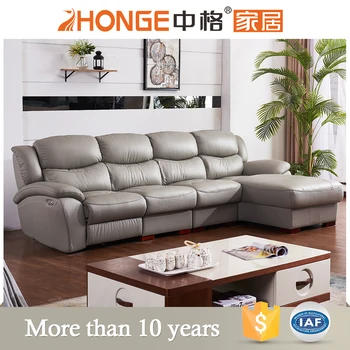 Lazy Boy Recling Top Leather L Shaped Recliner Sofa Bed View Zhonge Product Details From Foshan Zhongge Furniture