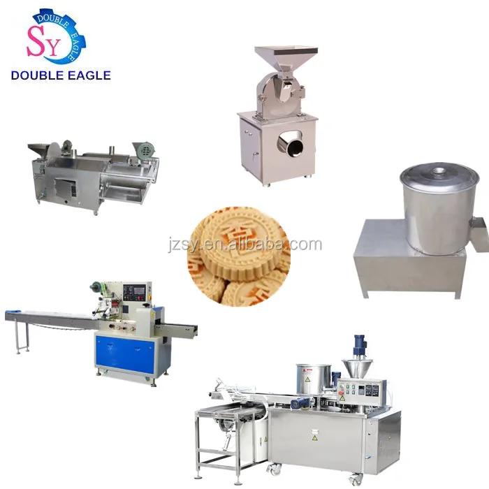 Australian Almond Cake Making Machine/Mung Bean Sandwich Pastry Cake Forming Processing Equipment/Osmanthus Cake Molding Maker