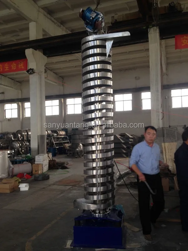 powder vibrating vertical conveyor feeder machine supplier
