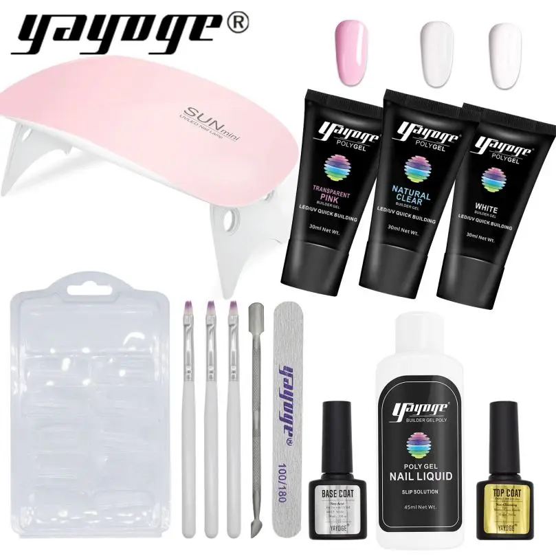 

Drop shipping supplier Drop ship supplier Diy Nail Disposable Manicure Pedicure Kit poly gel kit in stock