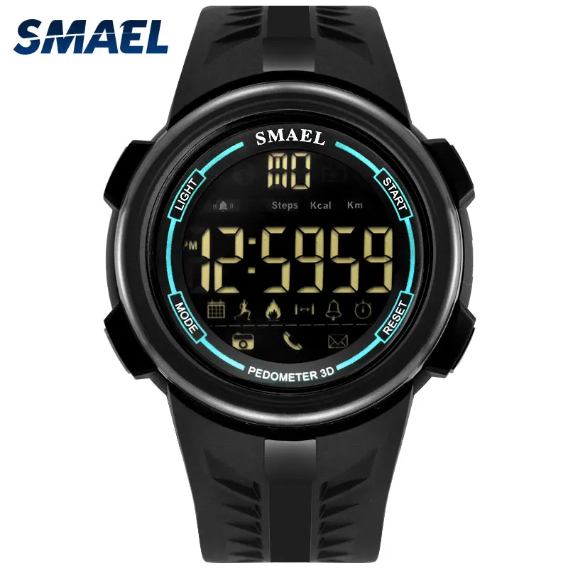 

SMAEL 1703LY Bluetooth sport watch waterproof, Black;white;gold;orange;light blue