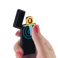 

New style free custom logo Lighter Windproof Iighter usb smoking lighter custom mini disposable lighter rechargeable