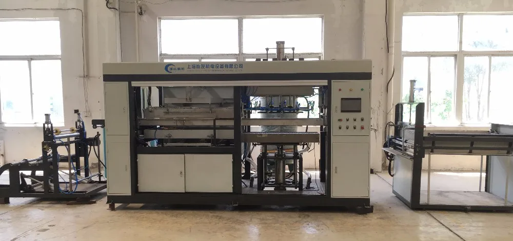 全自动塑料热成型机,用于糖果盘和 mush 房间托盘