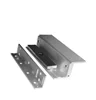 Magnetic Door Lock Support ZL Shaped Metal Bracket for 280KG Lock