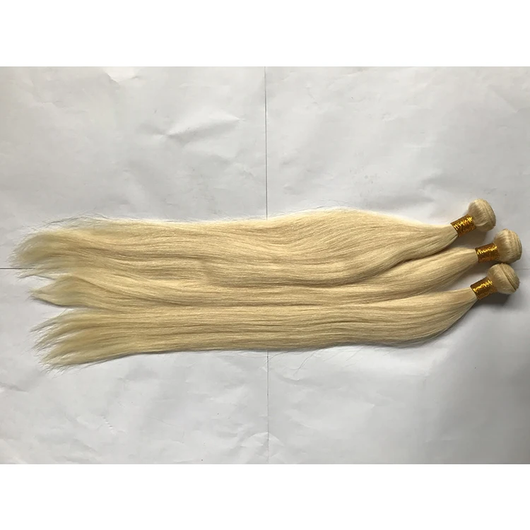 

Aliexpress hair bundles double drawn thick 8A 9A 10A virgin human european hair color 613 blonde european hair weaving