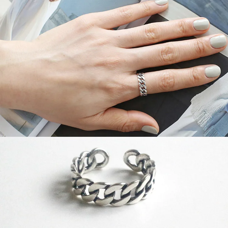 

New design lady jewelry factory customize 925 sterling silver fashion women finger ring
