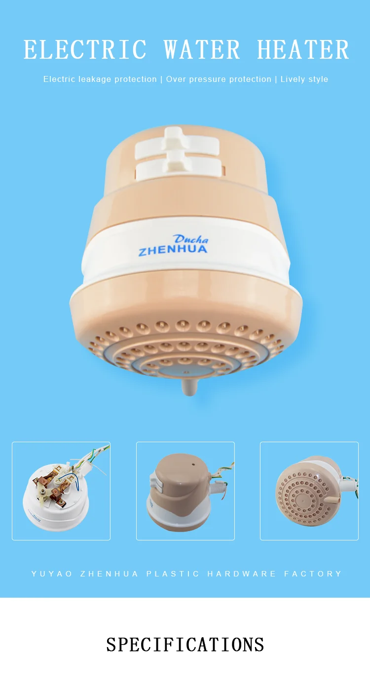 durable Wall Mounted instant overhead shower head