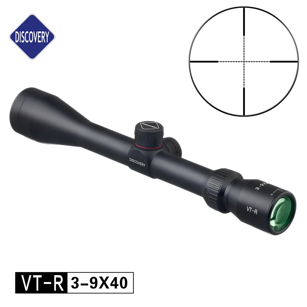 

Discovery VT-R 3-9x40 Hunting Scope Airsoft Rifle Tactical Riflescope 11/20 Rail Mount Optics Sight