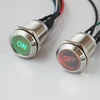 CMP Metal dual color illuminated push button switch with alternating legend