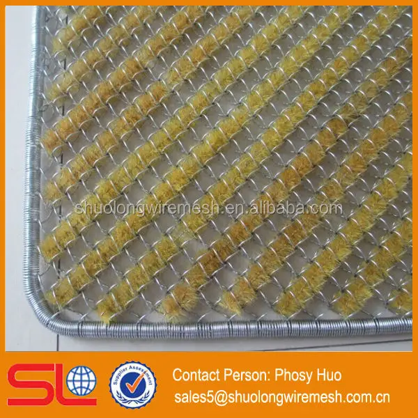 Shoe Scraper Screen Steel Matting Fancy Door Mats Wire Mesh Shoes