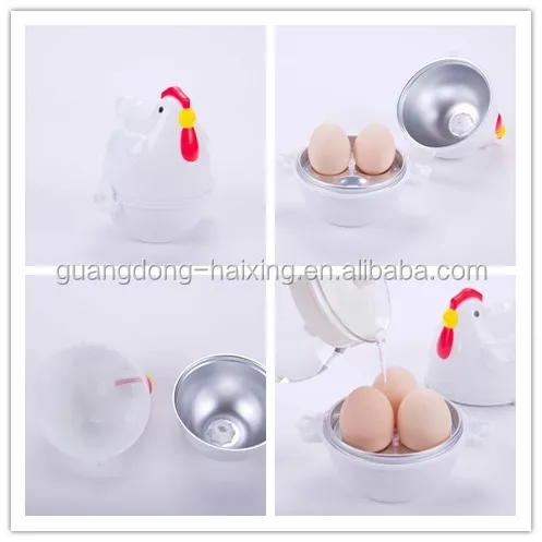 Uchome Microwave Egg Cooker 1pc Eggs Plastic Chicken Boiler Steamer