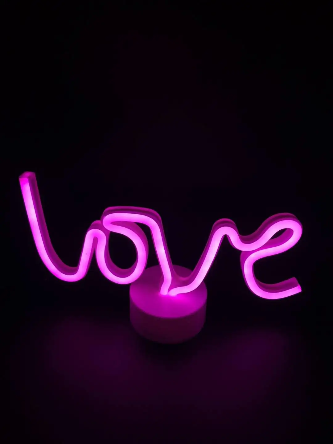 
led battery operated light room neon lighting home deco desktop lamp table ice cream night lamps for Christmas party decoration 