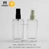 wholesale rectangle screw top perfumes bottle glass 50 ml