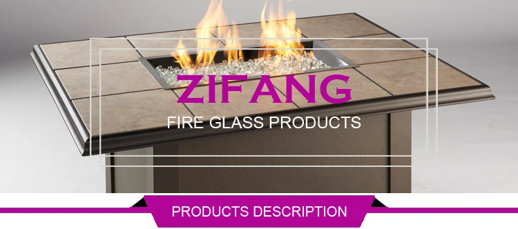 Reflective Glass 10lbs Packaging Fire Pit Glass Provide For Amazon