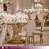 oval mdf or tempered glass top tables for wedding and event