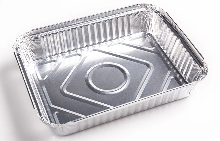 TIA food grade various types disposable medium aluminum foil turkey trays with FDA SGS approved