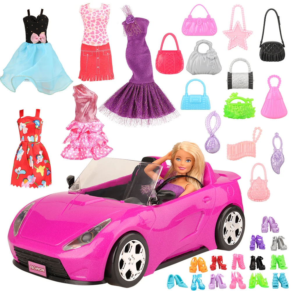 barbie pink car toy