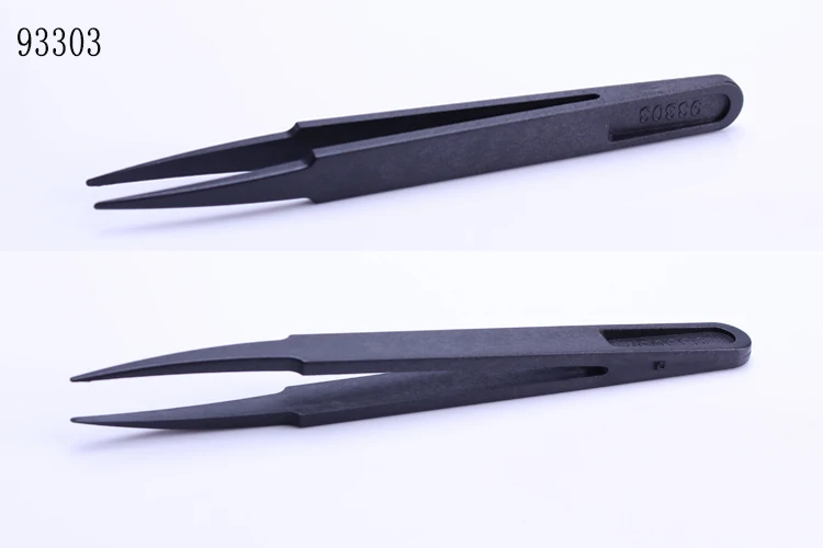 High Quality ESD Plastic Tweezers Laboratory Plastic Tweezers For
