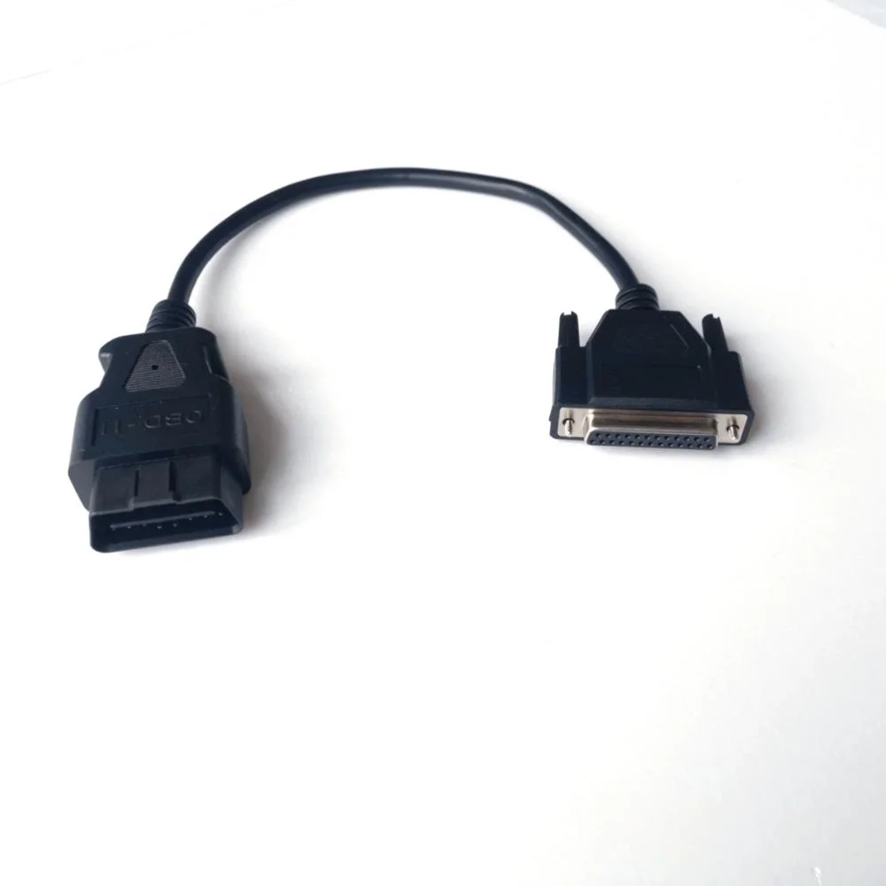 Custom Db25 J1962 Dsub 25 Vag Obd2 16 Pin Male Adaptor Car Diagnostic