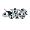 Elegant Excellent Induction Cooking Pots Stainless Steel Cookware Set With Thermometer