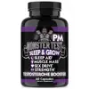 Organic herbal supplement capsule for muscle development