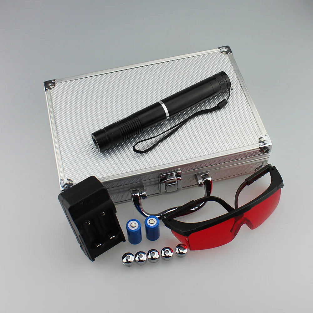 Lm808handheld 100mw 520nm High Power Burning Green Lasers Pointer Adjustable Lazer With