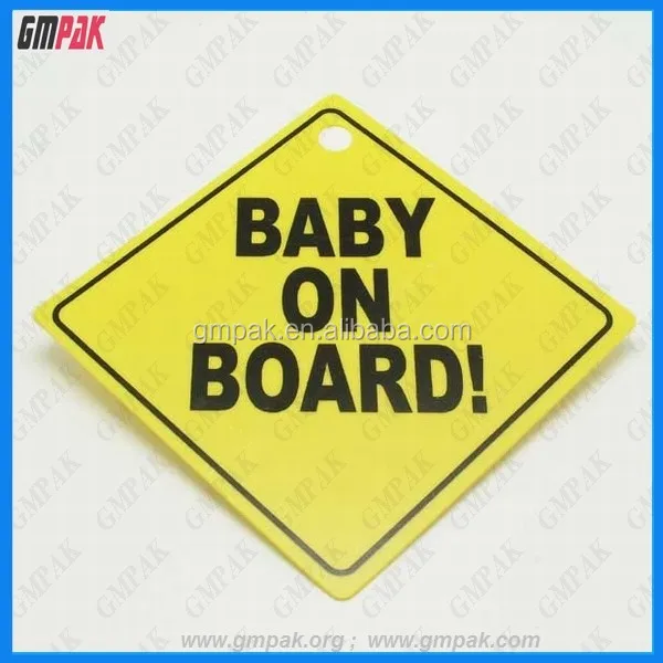 
Hot Sale Personalised Baby On Board Signs Sticker For Car 