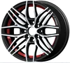 ET 35 black machine face finish and 14 x 5.5 alloy material Auto car wheels with PCD 5x114.3 8x114.3