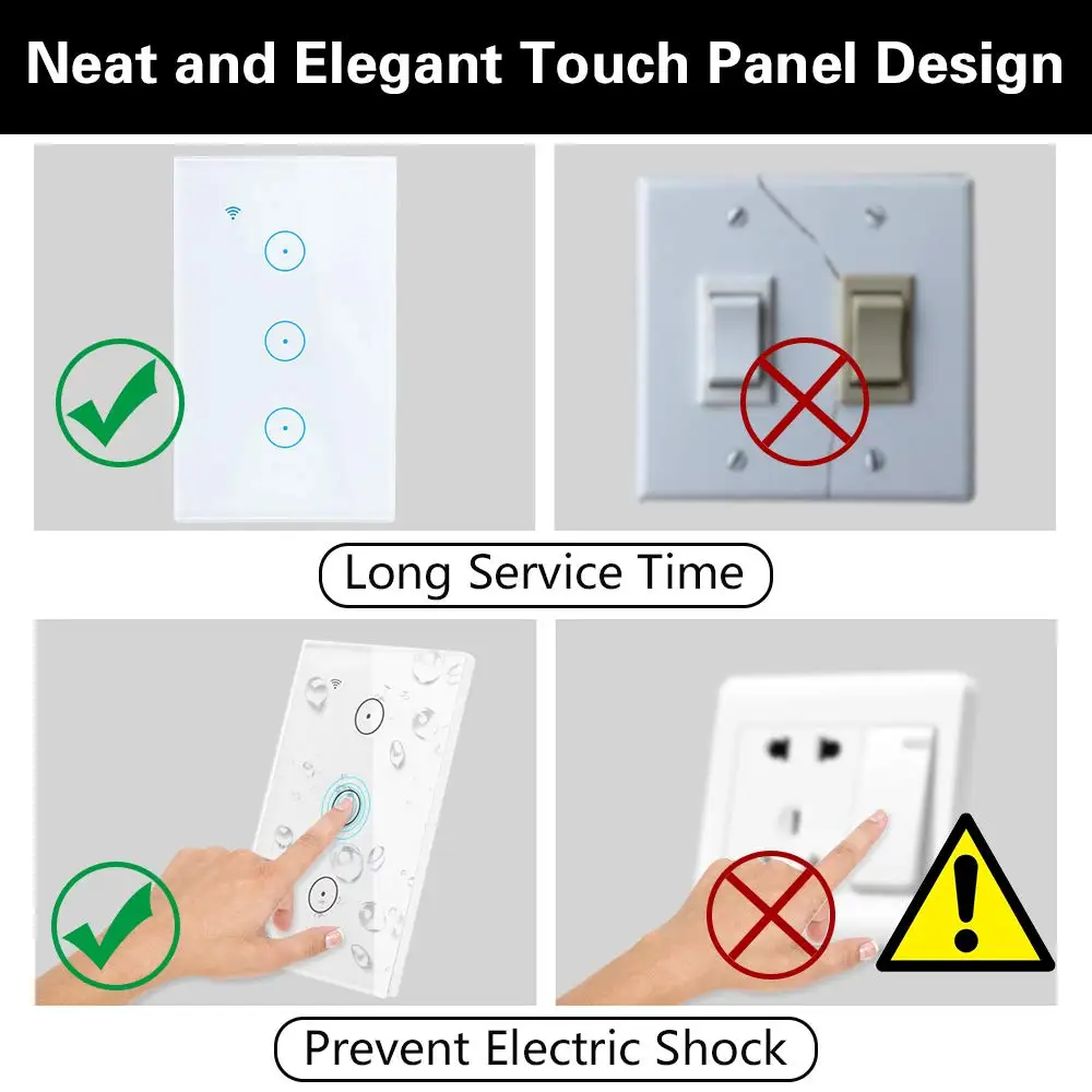 Touch wall light switch схема