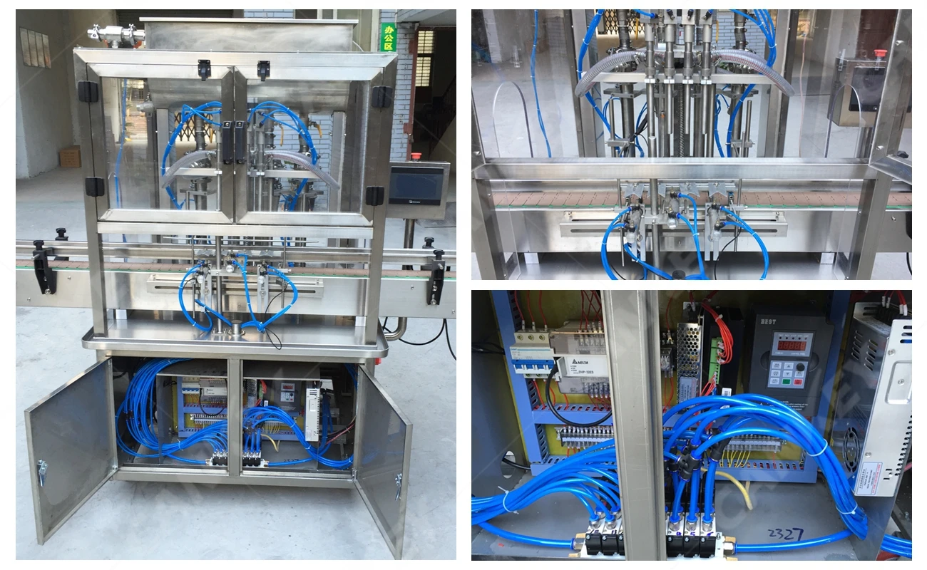 650kg Automatic Hot Spaghetti Bottling Equipment Chili Tomato Sauce