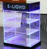 LED e-liquid display case 3 layers illuminate acrylic e-liquid display cabinet