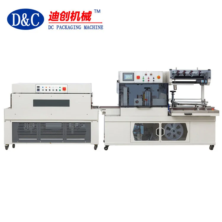 
Top China supplier wooden stick POF film shrink wrapping machine 