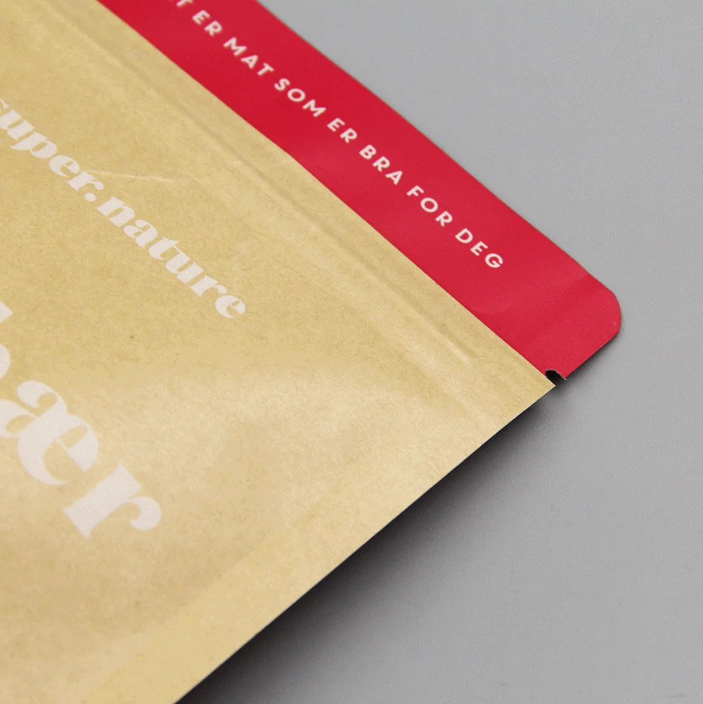 Wholesale Food Grade Kraft Paper Snack Bag,Kraft Paper Bags For Food