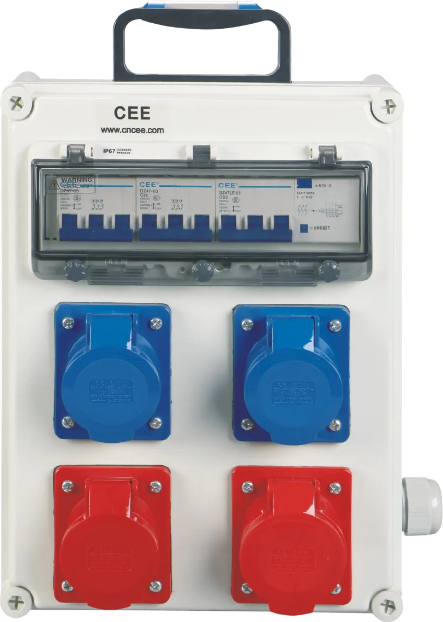 Cee10 Industrial Plug Socket Combination Unit,Oem & Odm Electrical Distribution Box