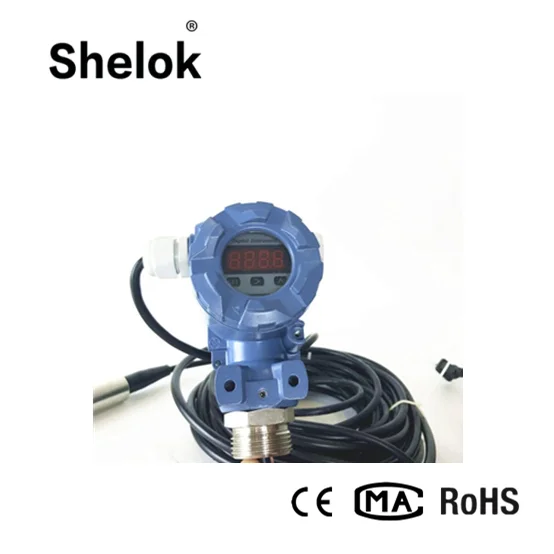 Submersible 4-20ma liquid pressure level sensor transmitter